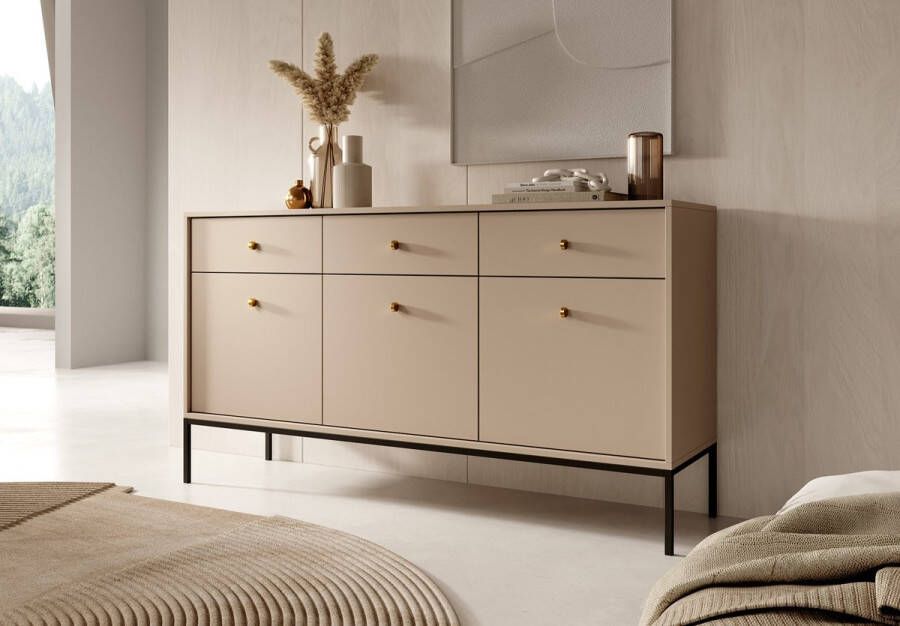 MEUBELLA Dressoir Moreno Beige 154 cm