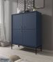 Meubella Dressoir Moreno Blauw 104 cm Hoog - Thumbnail 1