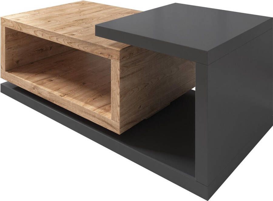 Meubella Salontafel Bello Eiken Antraciet 120 cm