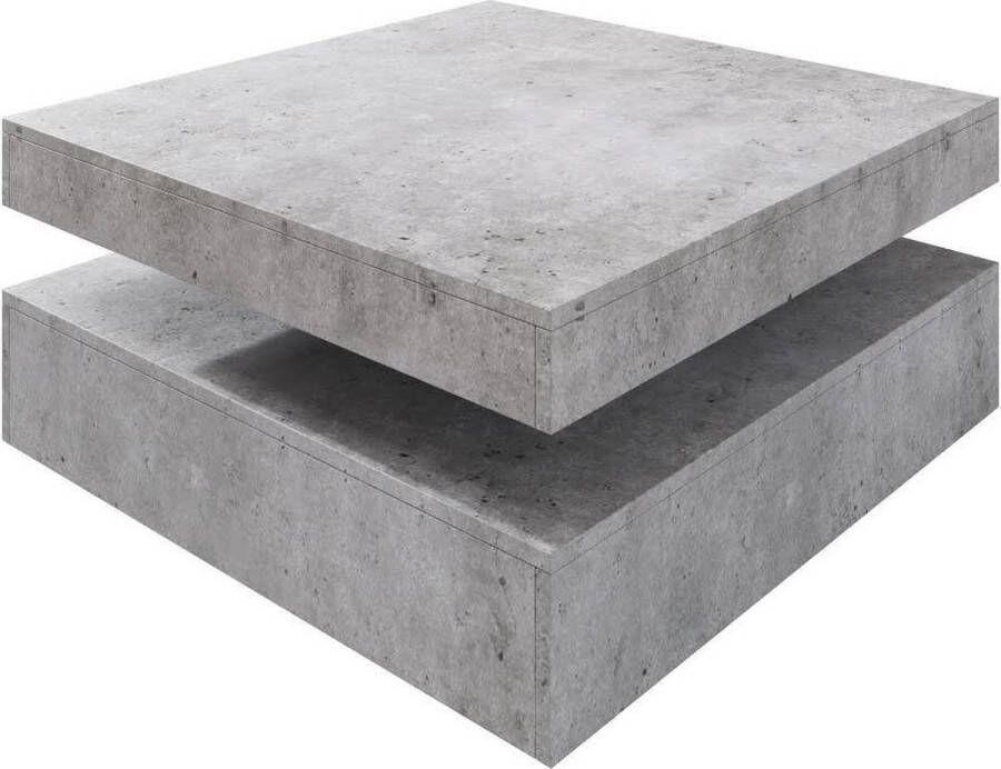 Meubella Salontafel Carlo Betonlook 78 cm