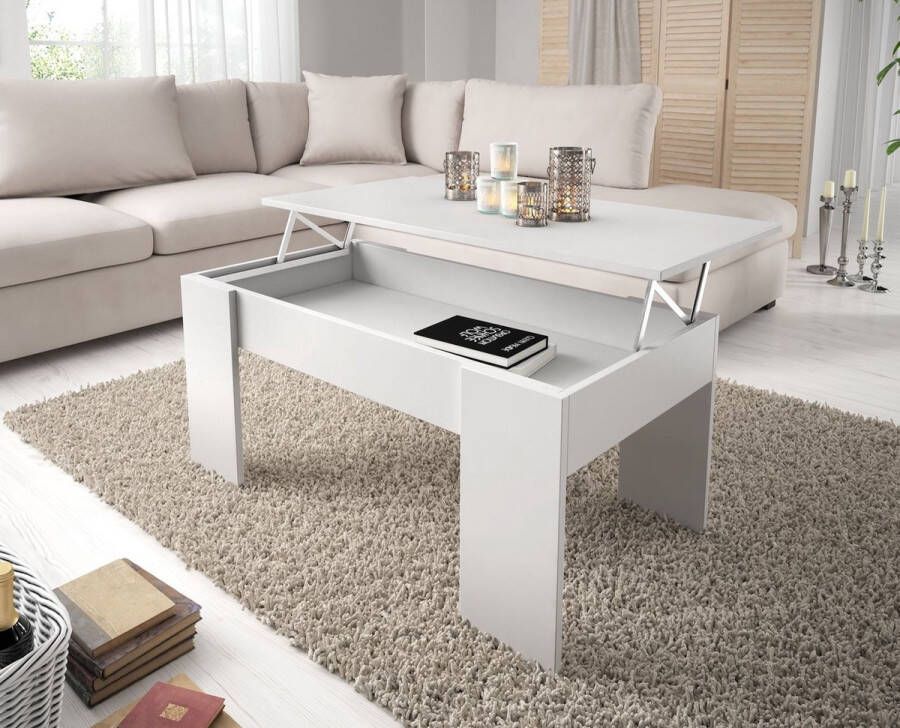 Meubella Salontafel Malia Wit 100 cm
