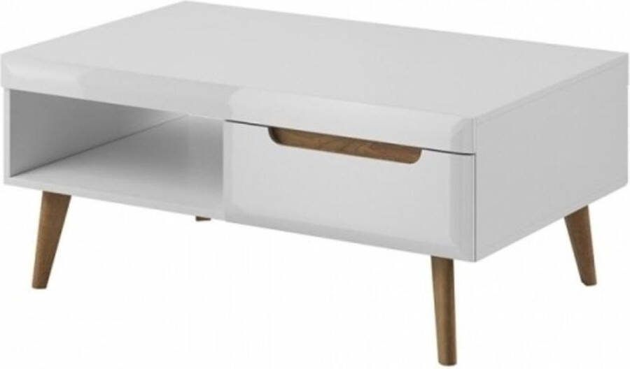 Meubella Salontafel Nebraska Wit Eiken 107 cm