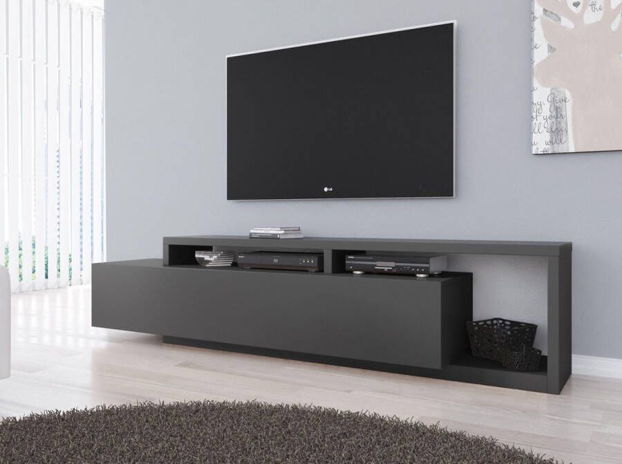 Meubella TV-Meubel Bello Antraciet 219 cm