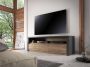Meubella TV-Meubel Monaco Eiken Grijs 130 cm - Thumbnail 1