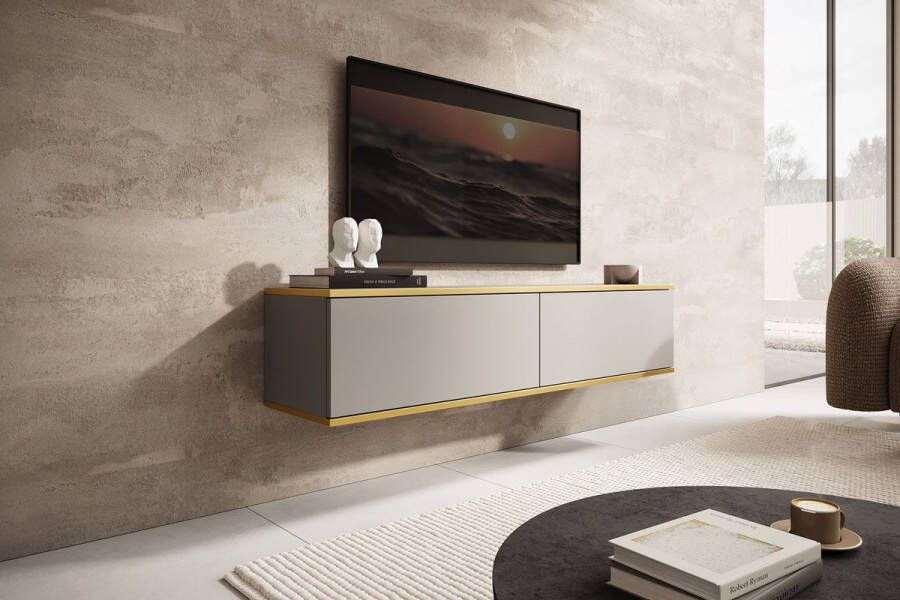 MEUBELLA TV-Meubel Orleans Grijs 135 cm