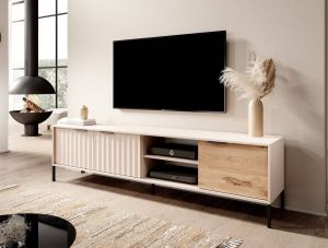Meubella TV-Meubel Ramirez Beige Eiken 203 cm ACTIE