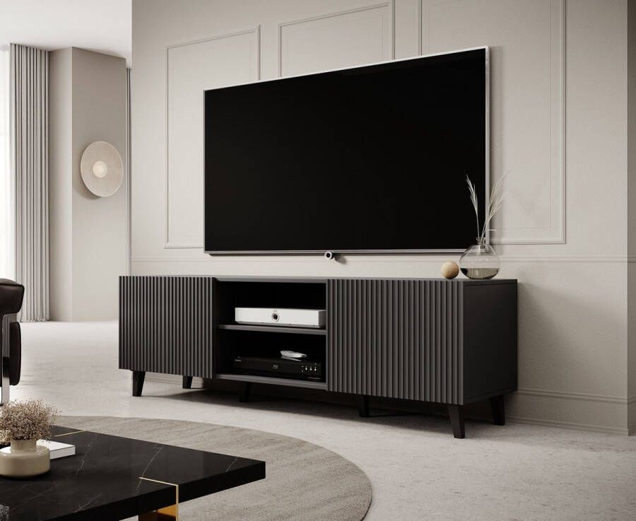 Meubella TV-Meubel Vintar Antraciet 150 cm