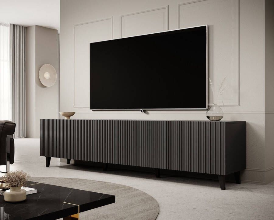 Meubella TV-Meubel Vintar Antraciet 200 cm