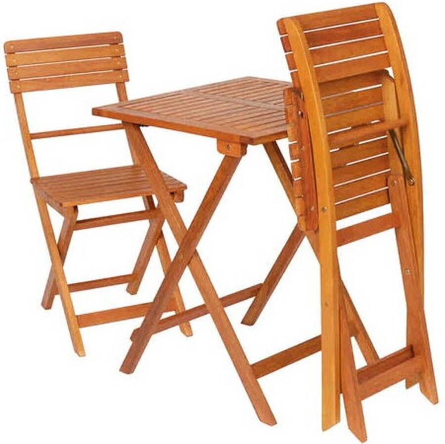 SenS-Line Bela Bistro Set Eucalyptus Hardhout Inklapbaar