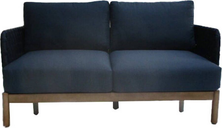 Meubelplaats Loungebank Kolbe 2-zits Navy blauw
