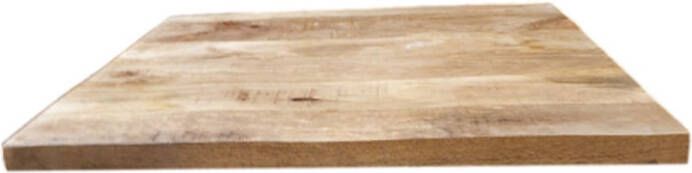 Meubelplaats Tafelblad Mangohout 70x70