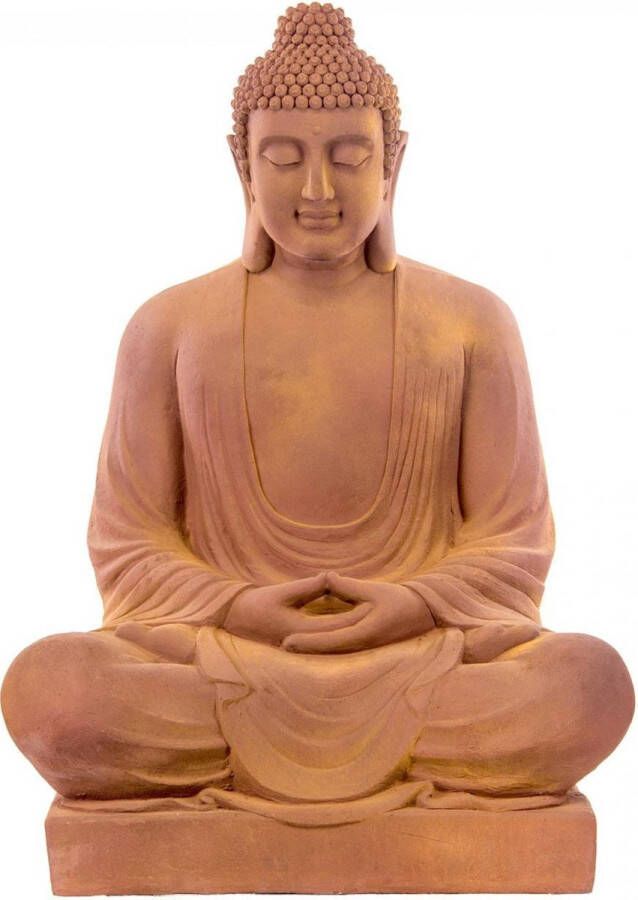Meubilair Boeddha beeld Zittend boeddha beeld Glasvezel 120 cm