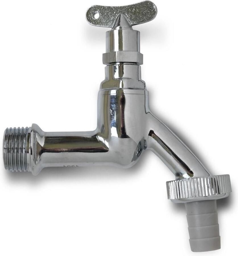 Garantia Buitenkraan 1 2"" + Sleutel Verchroomd