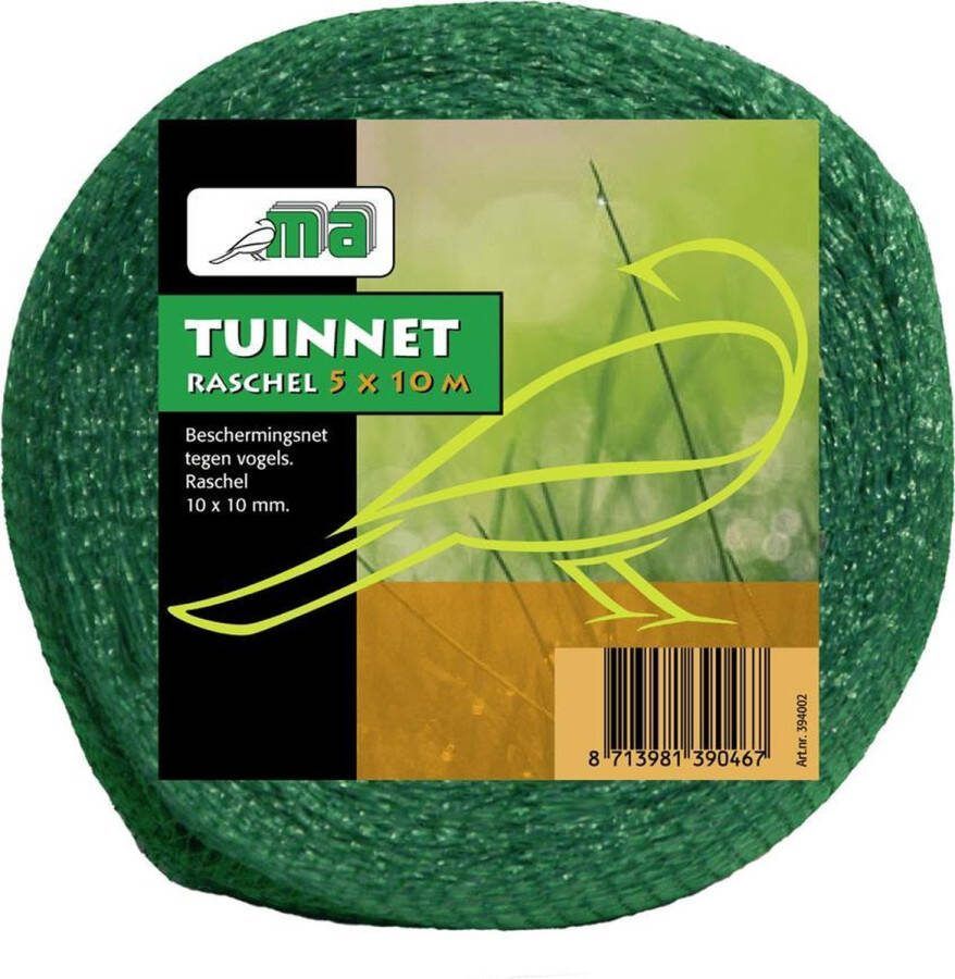 Meuwissen Agro Vogelnet 5 x 10 meter Tuinnet Maaswijdte 10 x 10 mm