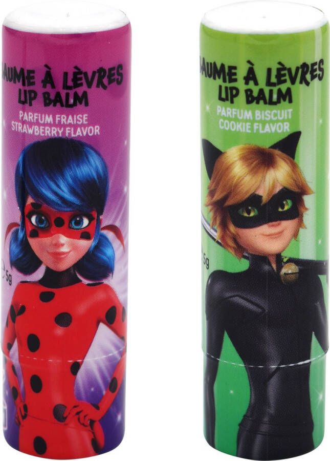 Mevsim Store Miraculous Lippenbalsem Set van 3 Lip Balm Kinderen 5 gr Vegan