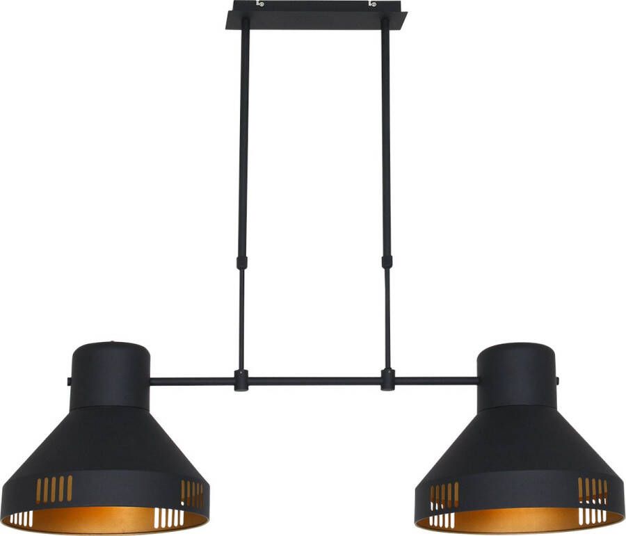 Mexlite Hanglamp Evy Zwart Industrieel Modern Eettafel Woonkamer