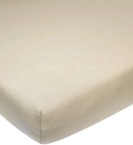 Meyco Home Uni hoeslaken eenpersoonsbed sand 90x210 220cm