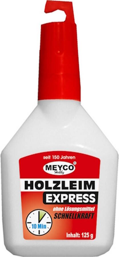 Meyco Houtlijm Express 125 gram met 10 minuten droogtijd