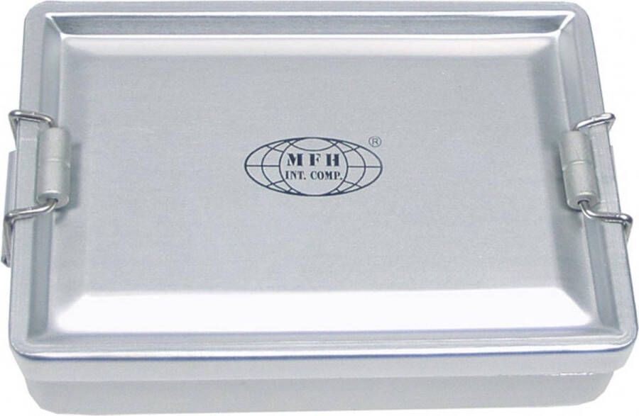 MFH Opbergbox Aluminium Lichtgewicht Waterdicht Zilverkleurig
