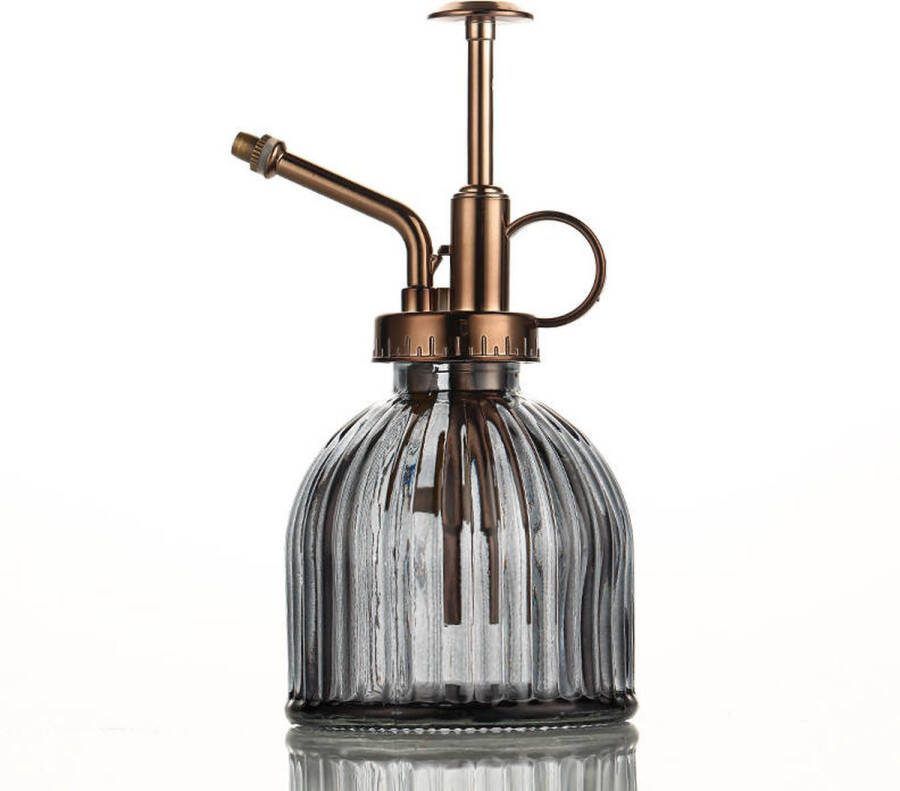 MHT Plantenspuit Glas Grijs Vintage 230 ml Spray 6 Kleuren Water Verstuiver