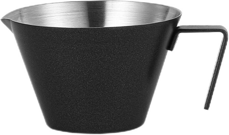 MHW-3BOMBER koffie maatbeker nauwkeurige schaalmarkeringen ergonomische handgreep v-vormige schenktuit RVS 100ml