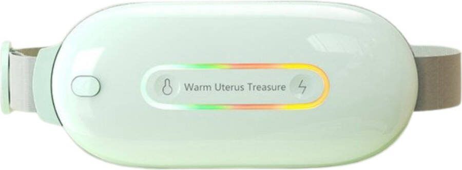 MHZ Trading MHZ-TRADING Warmteband – Menstruatie Pijnverlichting – Rugwarmer – Warmtegordel – Warmteriem – Warmteband Onderrug – Massagekussen – Elektrische Kruik Groen