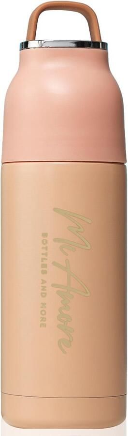 Mi Amore Love Thermosbeker Thermosfles Thermoskan Koffiebeker To Go Lekvrij 350 ML Lichtroze