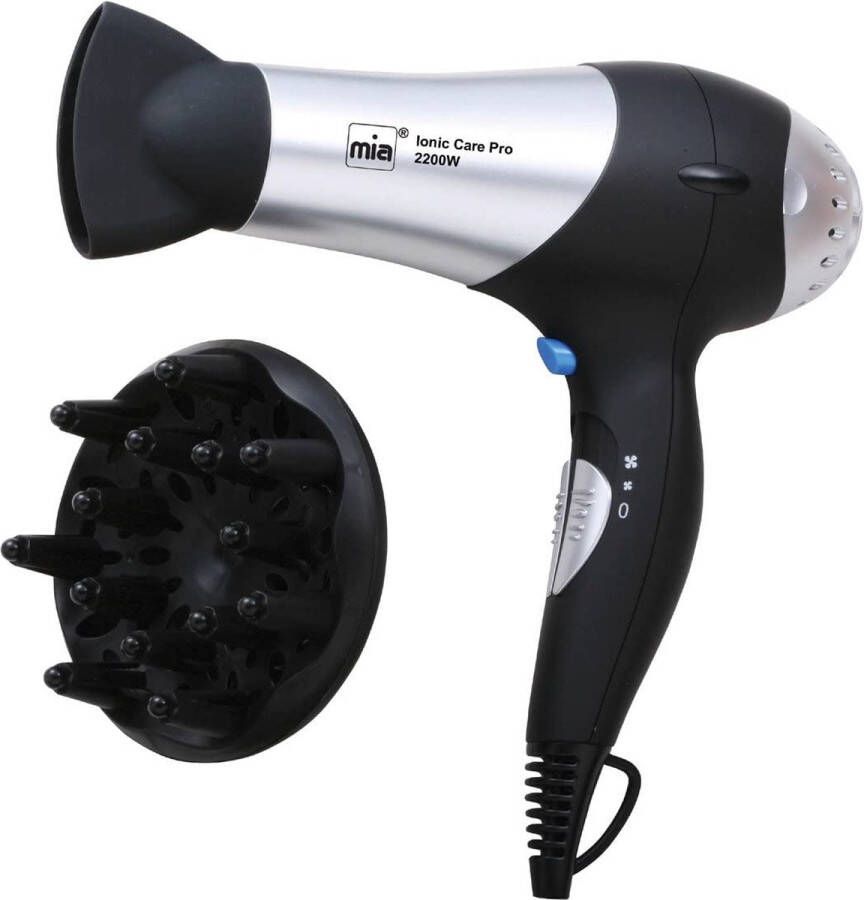 Mia HT 1925GU-IO professionele haardroger met ionentechnologie 2200 watt