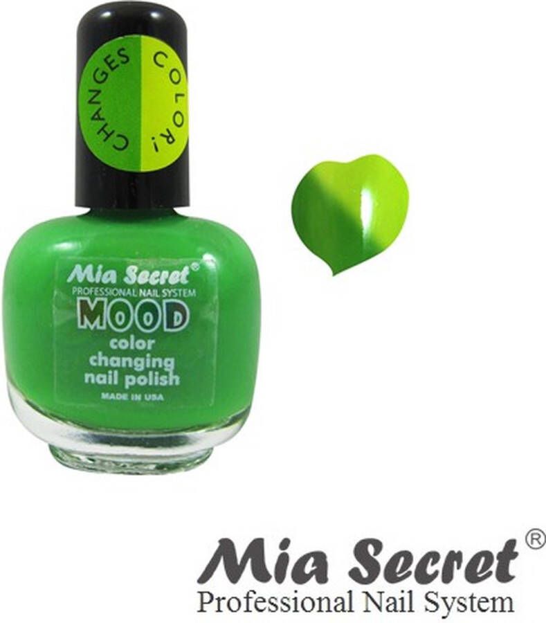 Mia Secret Mood Nagellak Green Yellow