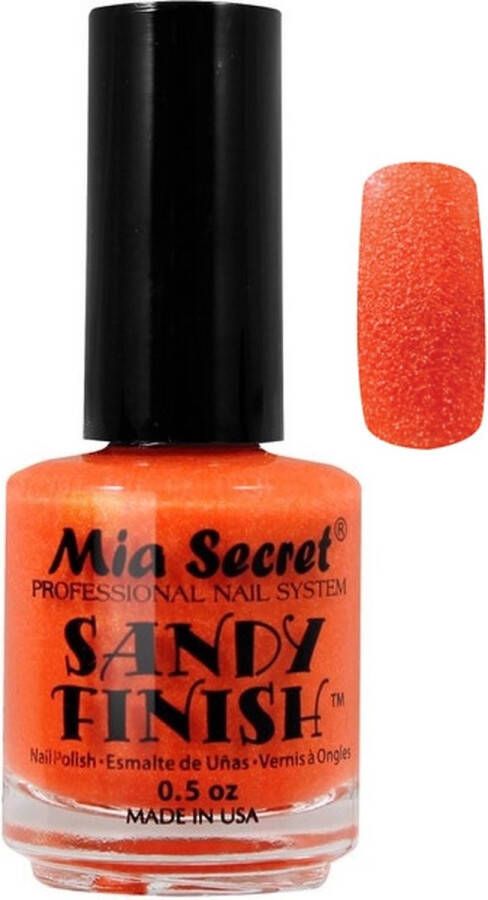 Mia Secret Sandy Finish Nagellak Oranje