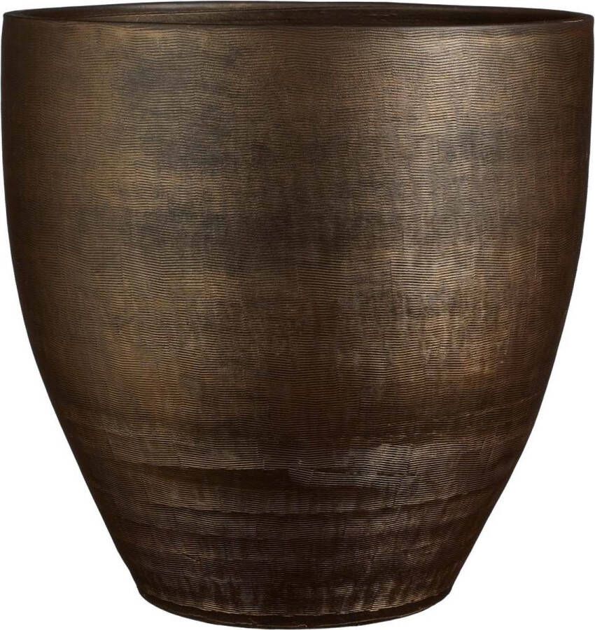Mica Decorations Alicante Bloempot 47x47x46 cm Terracotta Brons