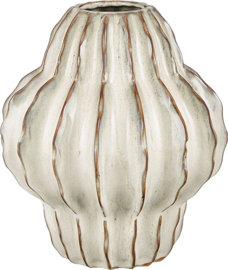 Mica Decorations Altea Vaas H28 x Ø24 5 cm Keramiek Off White