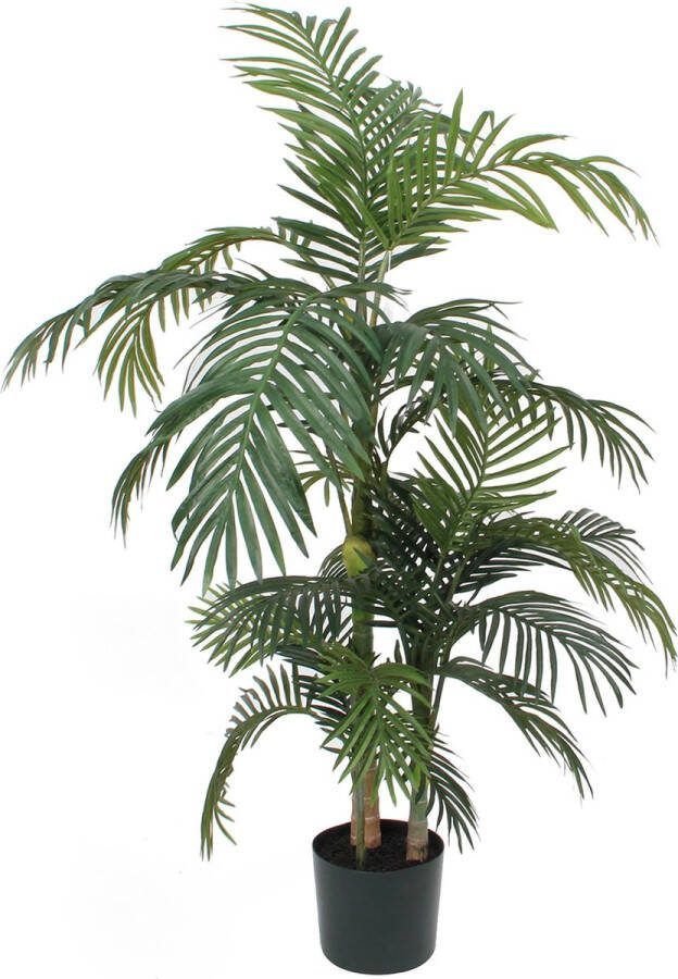 Mica Decorations grote Palm kunstplant groen H150 x D90 cm Kunstplanten