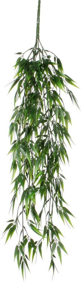 Mica Decorations Bamboe kunstplant hangplant groen hangend 76 x 20 cm