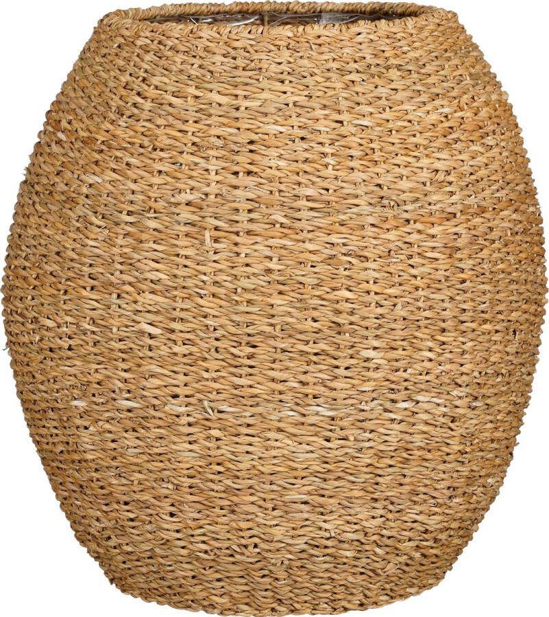 Mica Decorations Billy Mand voor Plant H52 x Ø47 cm Zeegras Lichtbruin