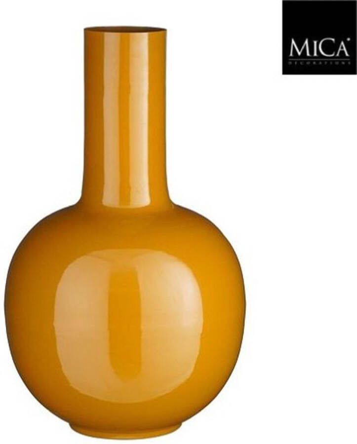 Mica Decorations Boyd Vaas 63 x 38cm Bruin