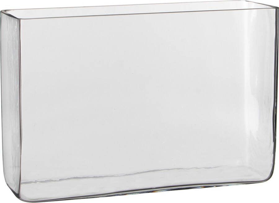 Mica Decorations Britt Vaas L30 x B10 x H20 cm Rechthoek Transparant