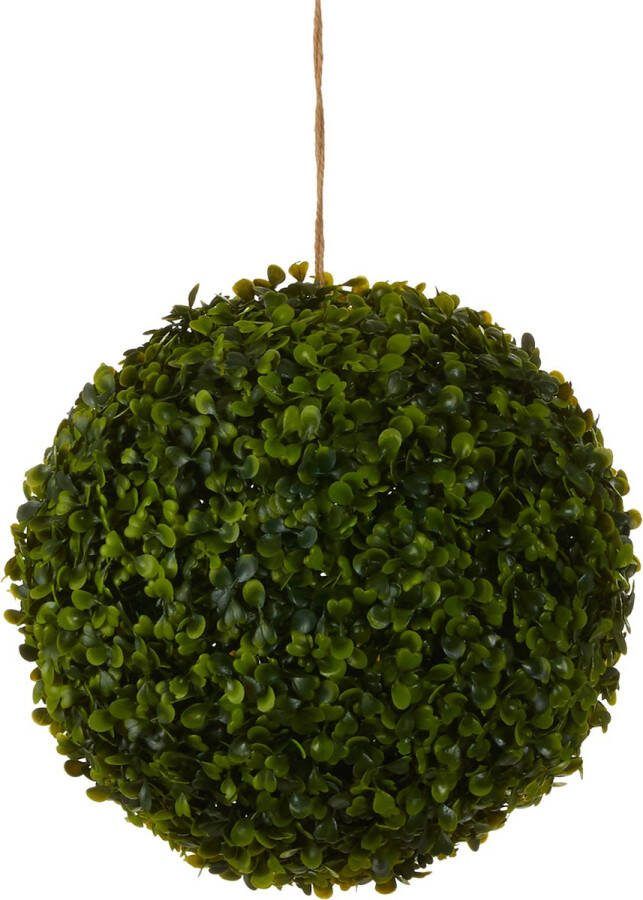 Mica Decorations Buxus Bol Kunstplant voor Buiten Hangend Ø28 cm Groen