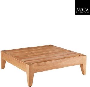 Mica Decorations Chicago Salontafel L80 x B80 x H24 cm Bruin