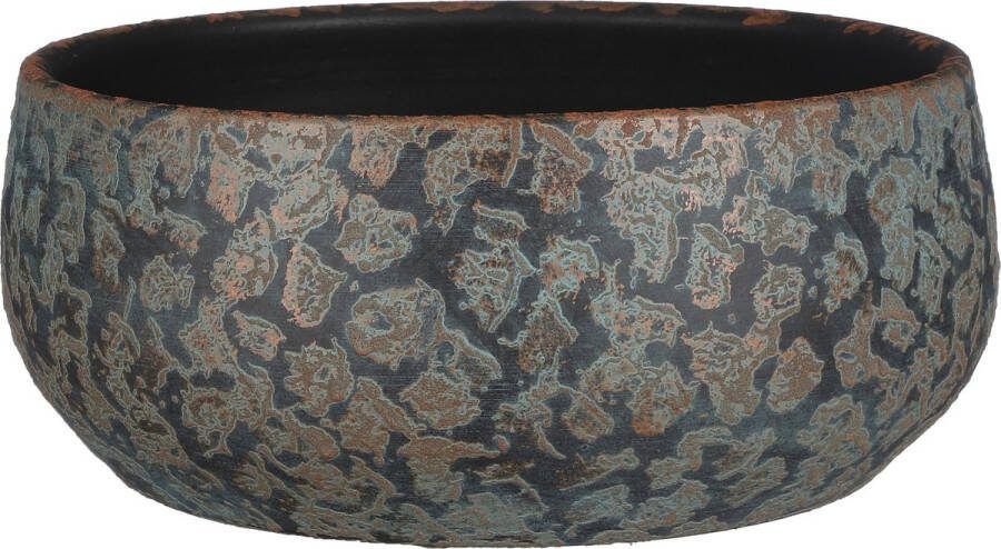 Mica Decorations Bloempot Schaal Keramiek Voor Kamerplanten Koper 15 X 37 Cm Plantenpotten