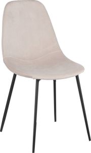 Mica Decorations Corby Eetkamerstoel Gerecycled polyester Lichtgrijs