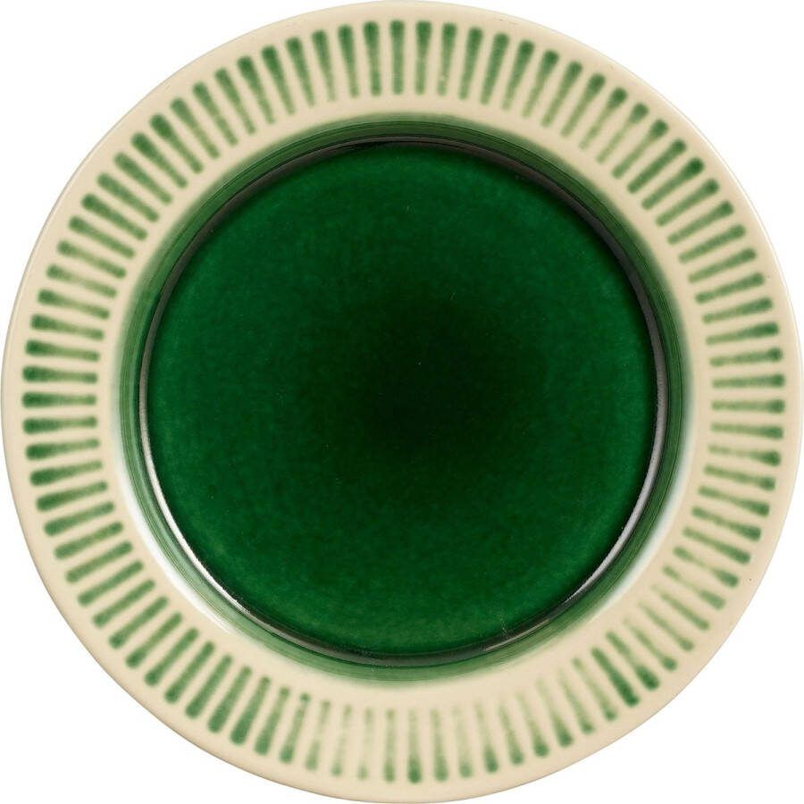 Mica Decorations Elice Dinerbord Ø27 cm Keramiek Groen