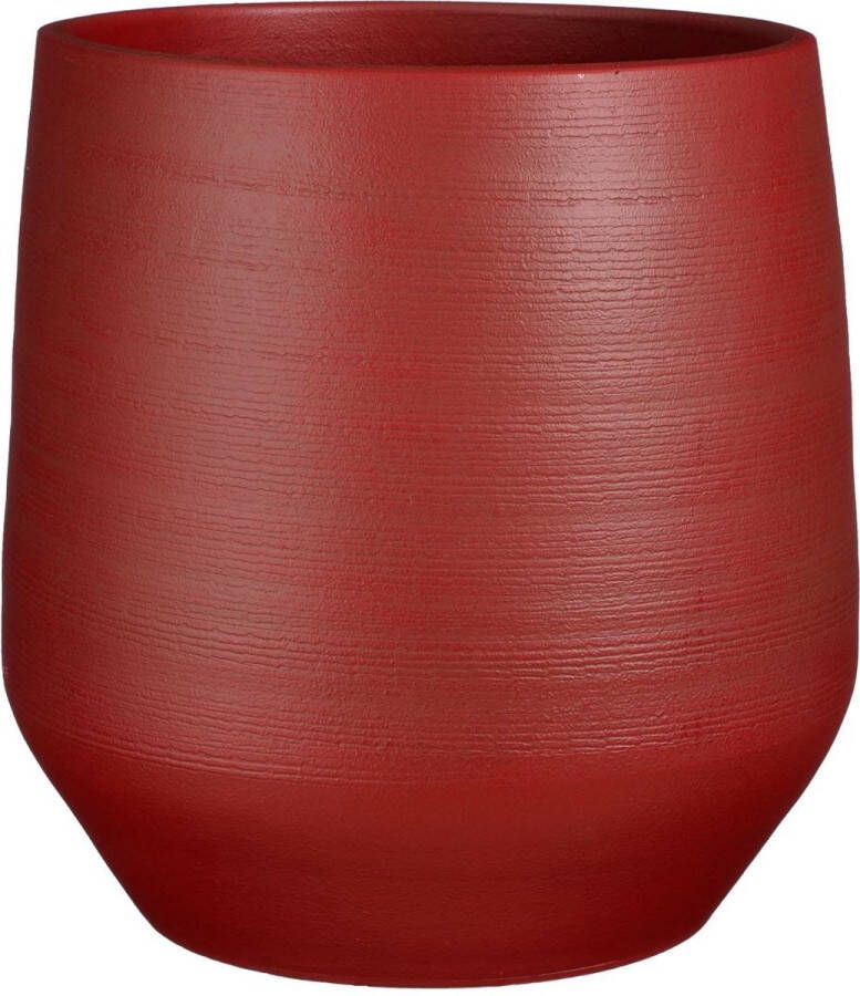 Mica Decorations Bloempot Evora 40x40x39 Cm Terracotta Rood