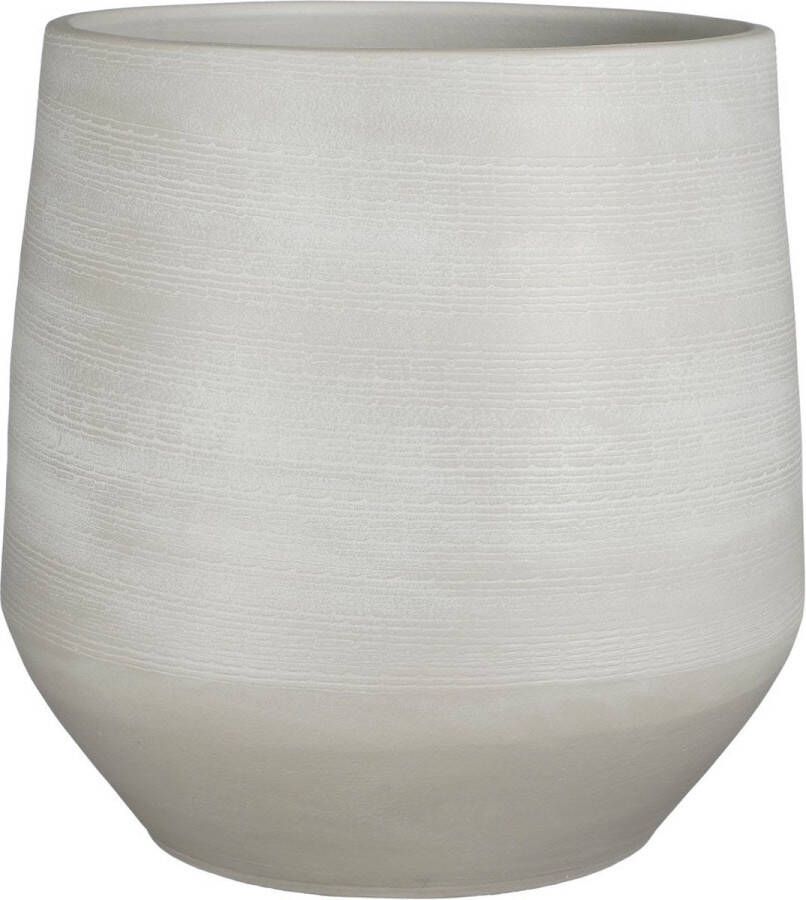 Mica Decorations Bloempot Evora 40x40x39 Cm Terracotta Grijs