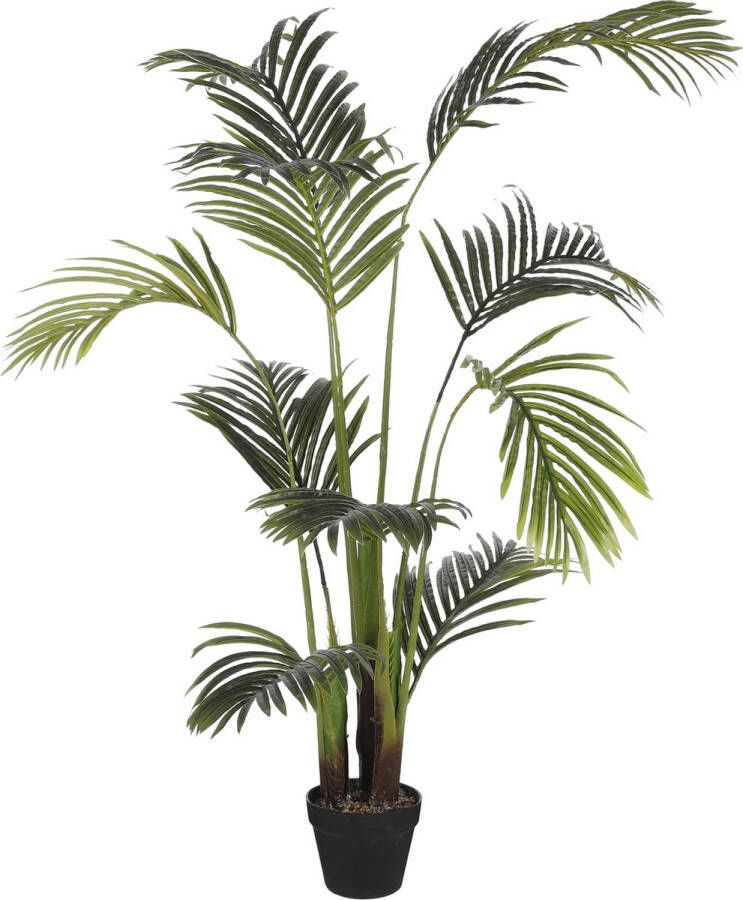 Mica Decorations grote Palm kunstplant groen H150 x D50 cm top kwaliteit