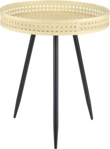 Mica Decorations Jaylee Bijzettafel H48 x Ø42 cm Ijzer Zwart