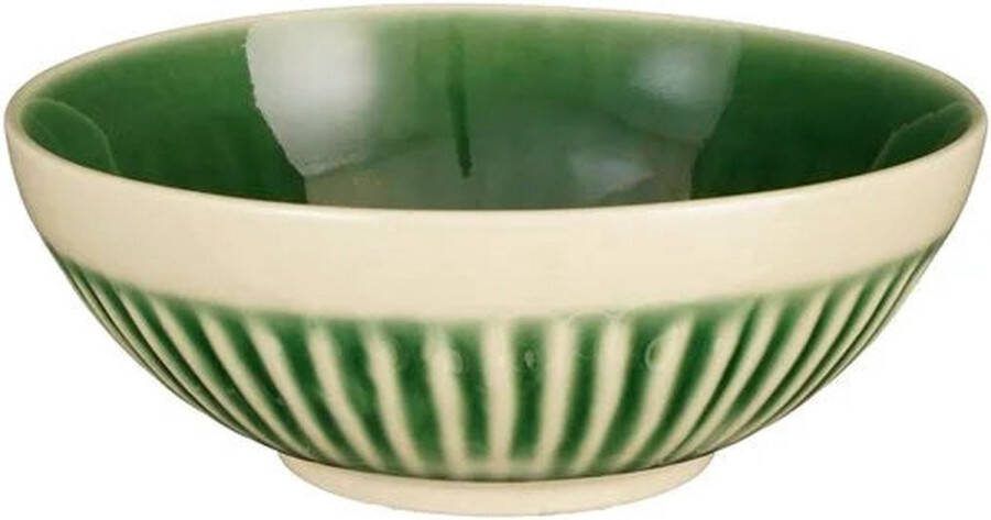 Mica Decorations Kom 'Elice' (Groen Ø16.5cm)