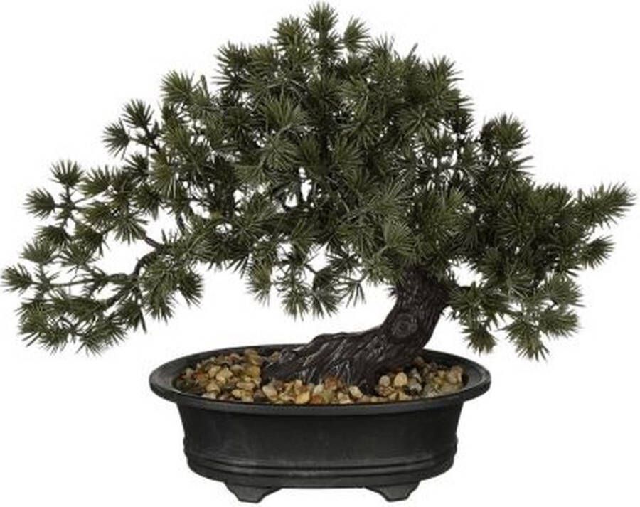 Mica Decorations kunstplant Bonsai groen 28 x 15 x 23 cm