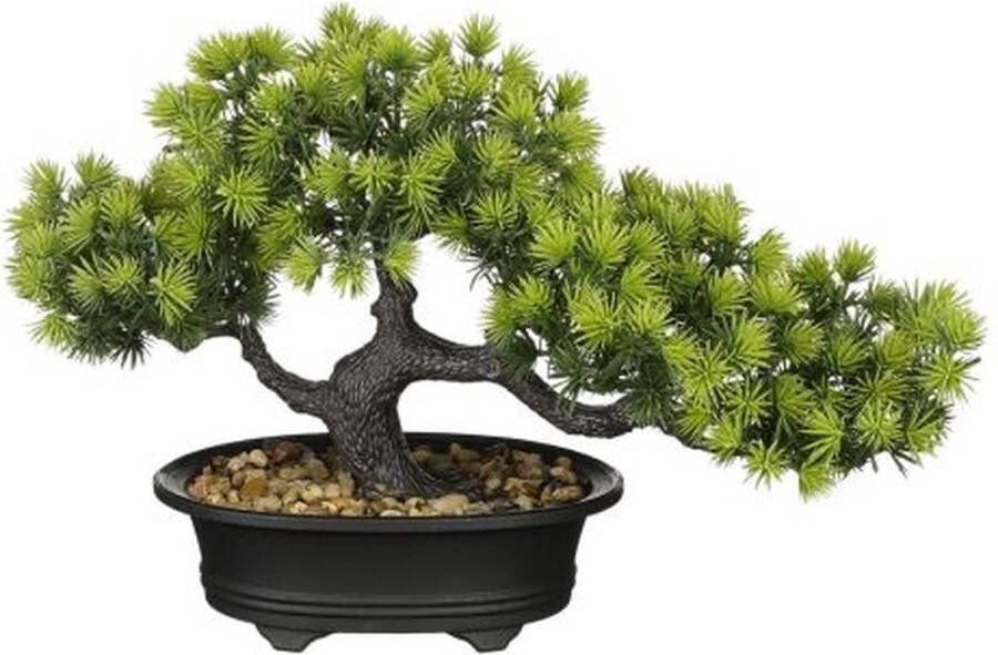 Mica Decorations Kunstplant Bonsai Groen 33 x 13 x 21 cm