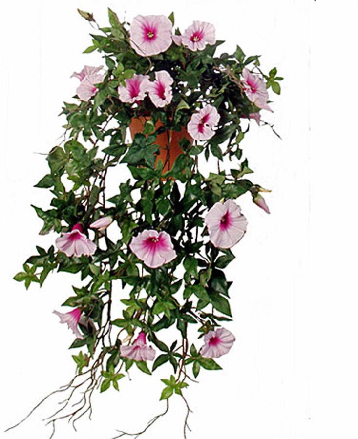 Mica Decorations Kunstplant Petunia Roze L 50cm Terra sierpot